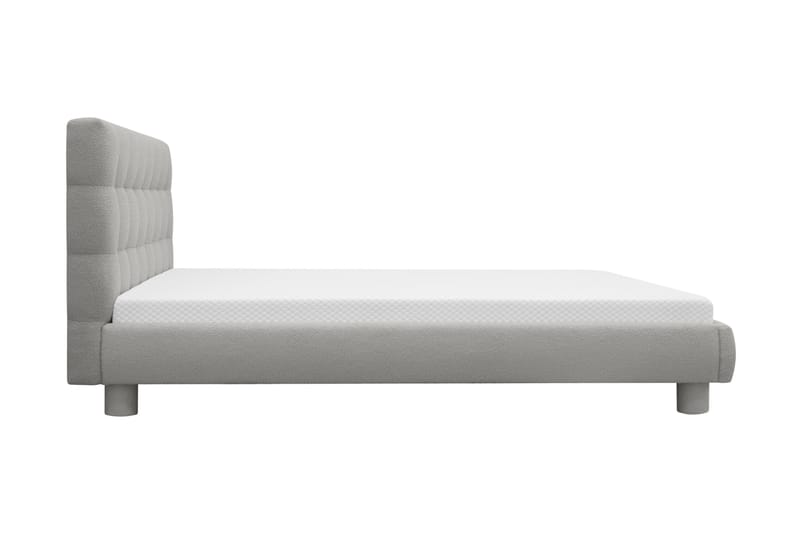 Teddy Komplett Sängpaket Sängram med Madrass 180x200 cm - Grå - Möbler - Sovrum - Sängar - Komplett Sängpaket