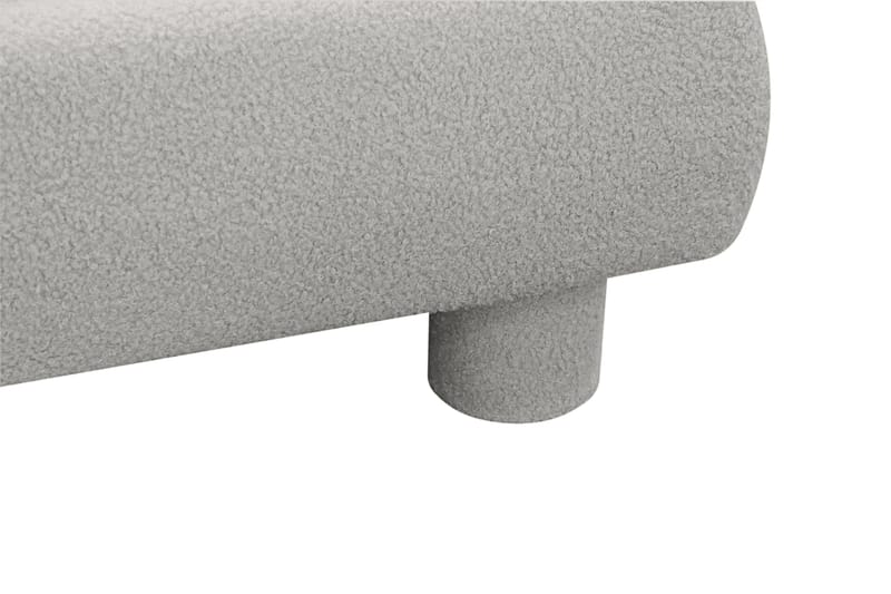 Teddy Komplett Sängpaket Sängram med Madrass 180x200 cm - Grå - Möbler - Sovrum - Sängar - Komplett Sängpaket