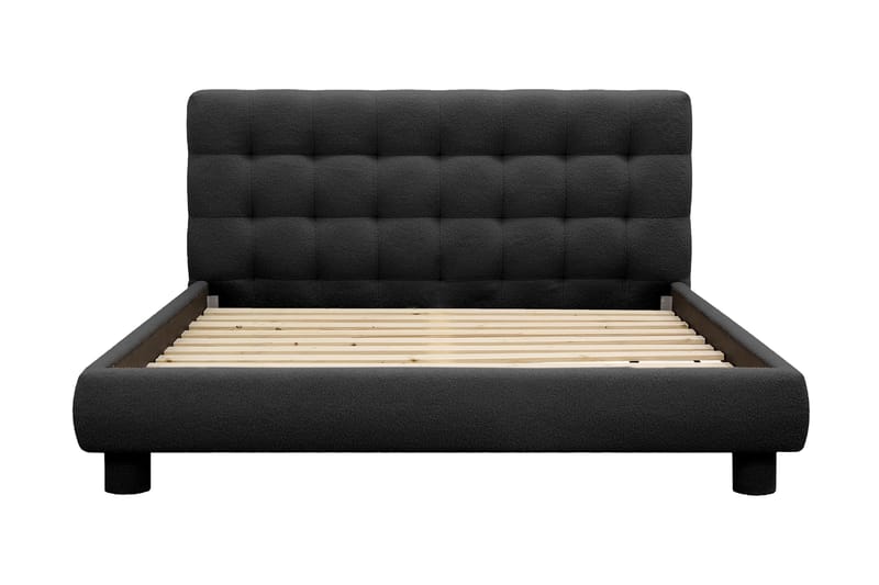 Teddy Komplett Sängpaket Sängram med Madrass 180x200 cm - Svart - Möbler - Sovrum - Sängar - Komplett Sängpaket