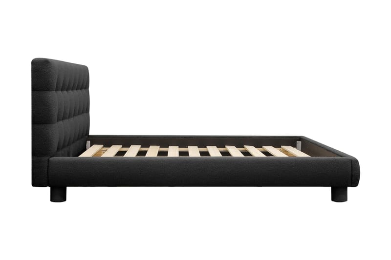 Teddy Komplett Sängpaket Sängram med Madrass 180x200 cm - Svart - Möbler - Sovrum - Sängar - Komplett Sängpaket