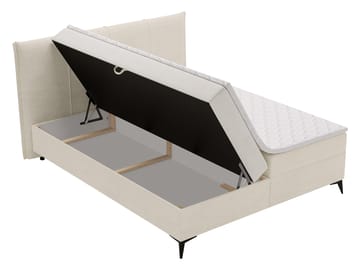 Thoros Komplett Sängpaket 180x200 cm Kontinentalsäng med Förvaring - Grå - Möbler - Sovrum - Sängar - Komplett Sängpaket
