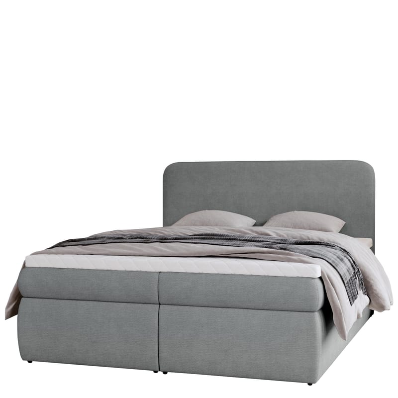 Thyrelis Sängpaket Kontinentalsäng 180x200 cm med Lyftförvaring, Grå
