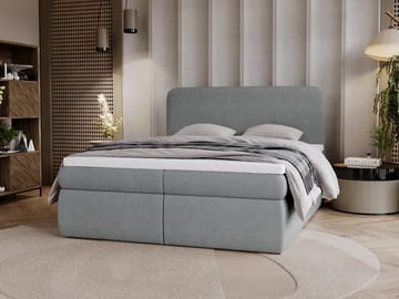 Thyrelis Sängpaket Kontinentalsäng 180x200 cm med Lyftförvaring - Grå - Möbler - Sovrum - Sängar - Kontinentalsängar