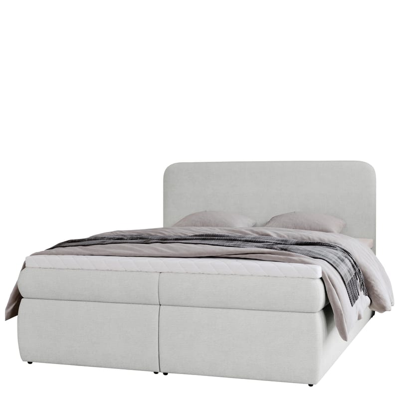 Thyrelis Sängpaket Kontinentalsäng 180x200 cm med Lyftförvaring, Ljusgrå
