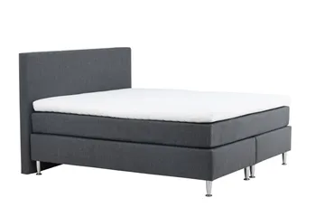 Toledo Sängpaket Kontinentalsäng 180x200 cm - Mörkgrå - Möbler - Sovrum - Sängar - Komplett Sängpaket
