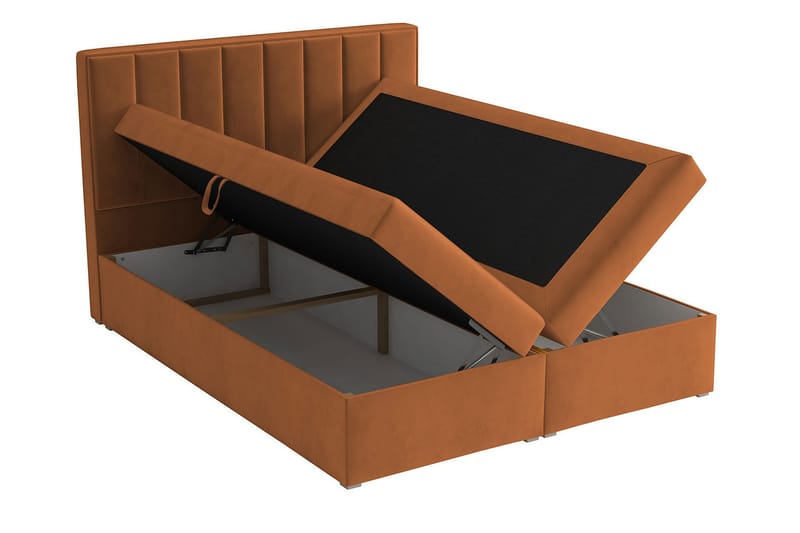 Valasco Kontinentalsäng 180x200 cm - Brun/Orange - Möbler - Sovrum - Sängar - Kontinentalsängar