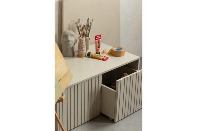 Våningsbänk Ny Gravure - Beige - Möbler - Vardagsrum - Stolar & sittmöbler - Sittbänk