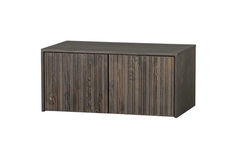 Våningsbänk Ny Gravure, Espresso, Askfaner