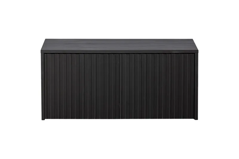 Våningsbänk Ny Gravure - Svart, Tall - Möbler - Vardagsrum - Stolar & sittmöbler - Sittbänk