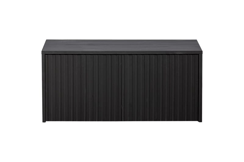 Våningsbänk Ny Gravure - Svart, Tall - Möbler - Vardagsrum - Stolar & sittmöbler - Sittbänk