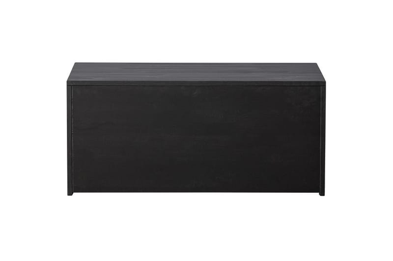 Våningsbänk Ny Gravure - Svart, Tall - Möbler - Vardagsrum - Stolar & sittmöbler - Sittbänk