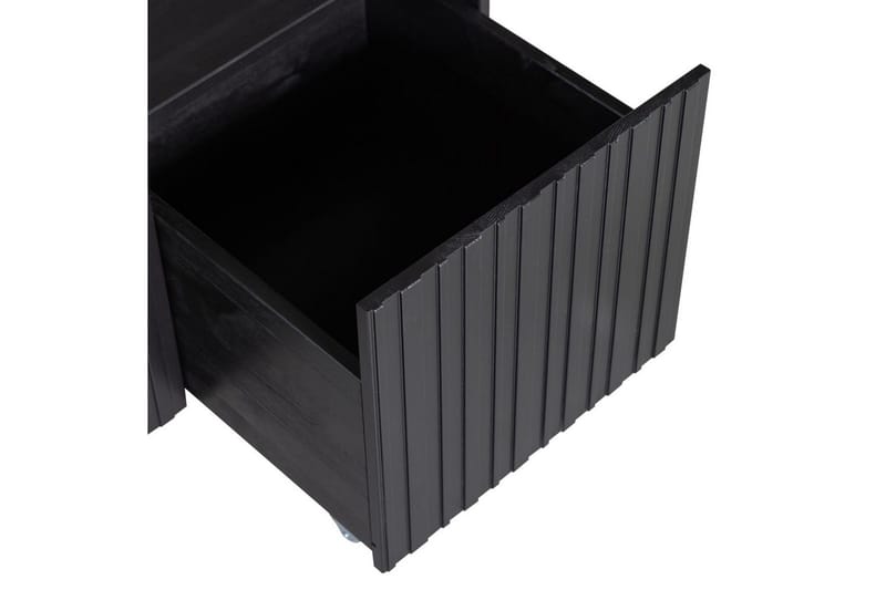 Våningsbänk Ny Gravure - Svart, Tall - Möbler - Vardagsrum - Stolar & sittmöbler - Sittbänk