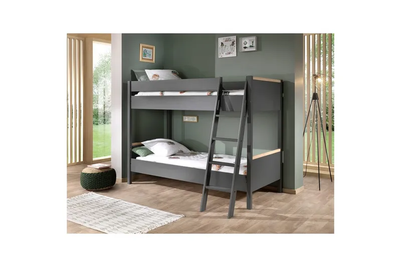 Våningssäng London Antracit - Antracit - Möbler - Sovrum - Sängar - Våningssängar & loftsängar