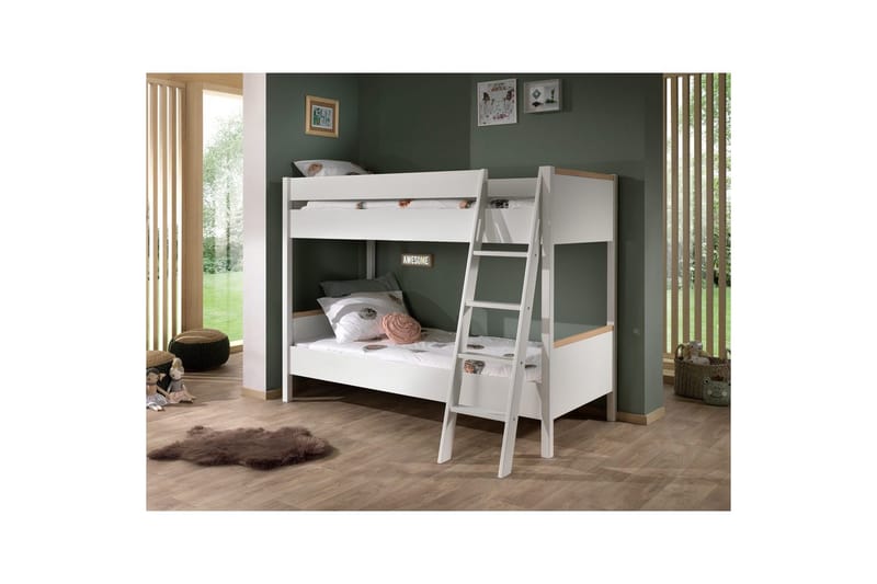 Våningssäng London Vit - Vit - Möbler - Sovrum - Sängar - Våningssängar & loftsängar