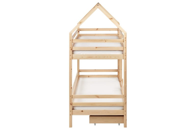 Våningssäng med lådor Girgols - Brun - Möbler - Sovrum - Sängar - Våningssängar & loftsängar