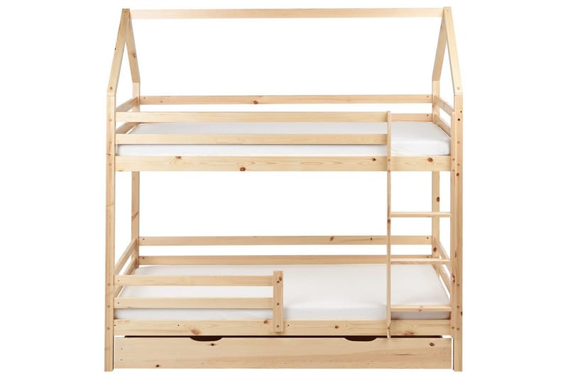 Våningssäng med lådor Girgols - Brun - Möbler - Sovrum - Sängar - Våningssängar & loftsängar