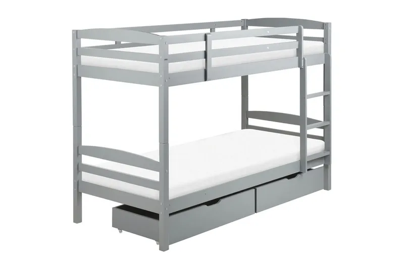 Våningssäng med lådor Regat med lådor Grå, Grå