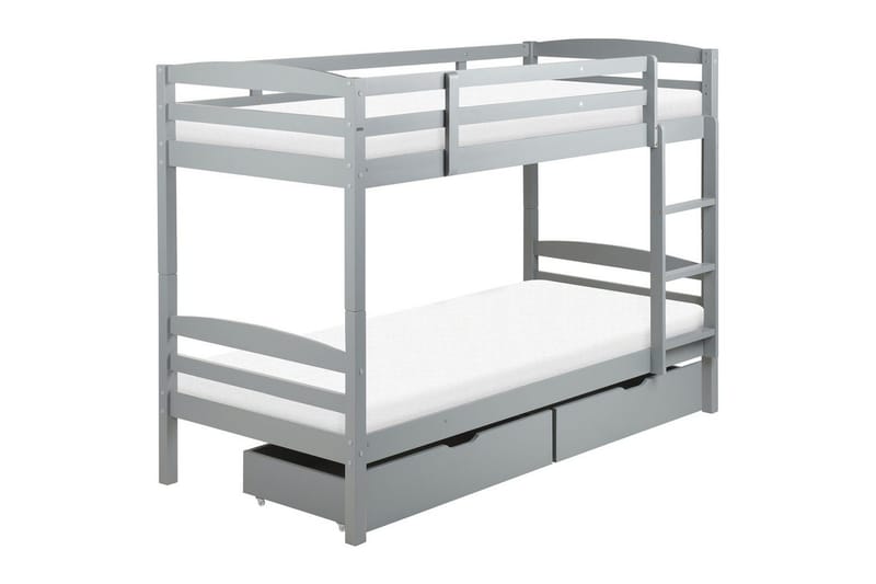 Våningssäng med lådor Regat med lådor Grå, Grå