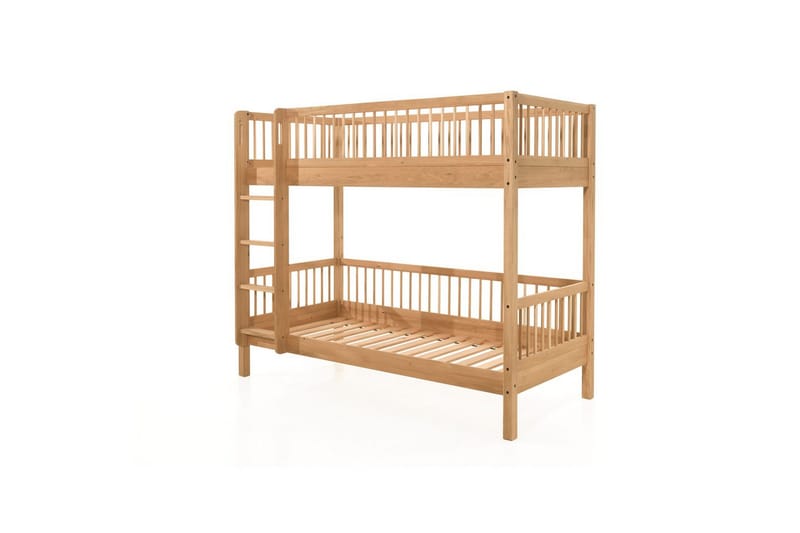 Våningssäng med säkerhetsräcke Forrest Ek - Ek - Möbler - Sovrum - Sängar - Våningssängar & loftsängar