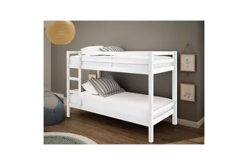Våningssäng med två liggplatser Loft24 Våningssäng Alpi 208x103x143 cm, Vit Vit - Möbler - Sovrum - Sängar - Våningssängar & loftsängar