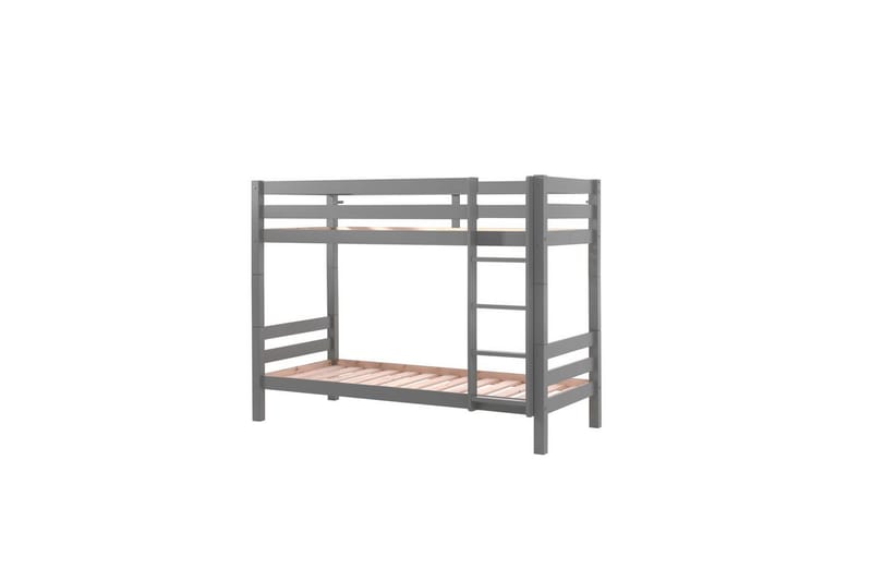 Våningssäng med undersäng Pino Grå, 160 cm - Grå, 160 cm - Möbler - Sovrum - Sängar - Våningssängar & loftsängar