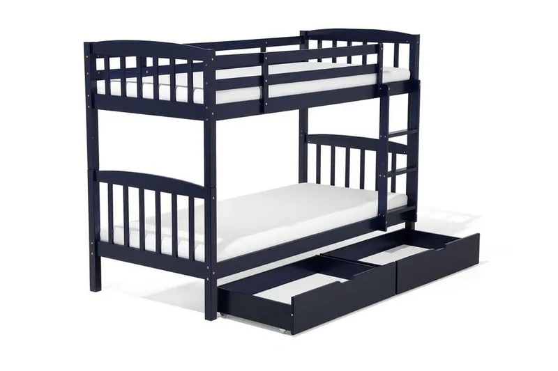 Revin Våningssäng 90x200 cm med Förvaring - Marinblå - Möbler - Sovrum - Sängar - Våningssängar & loftsängar