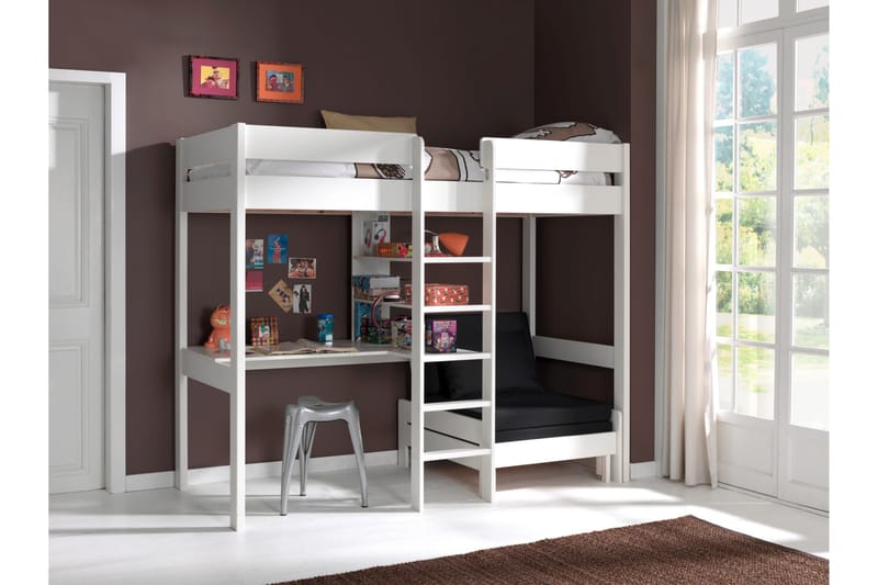 Sovaren Loftsäng med Myshörna - Vit - Möbler - Sovrum - Sängar - Våningssängar & loftsängar