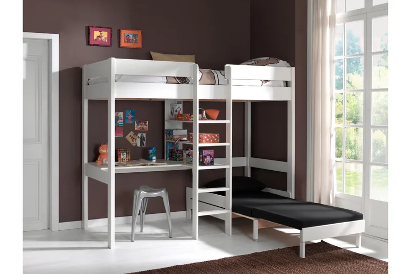 Sovaren Loftsäng med Myshörna - Vit - Möbler - Sovrum - Sängar - Våningssängar & loftsängar