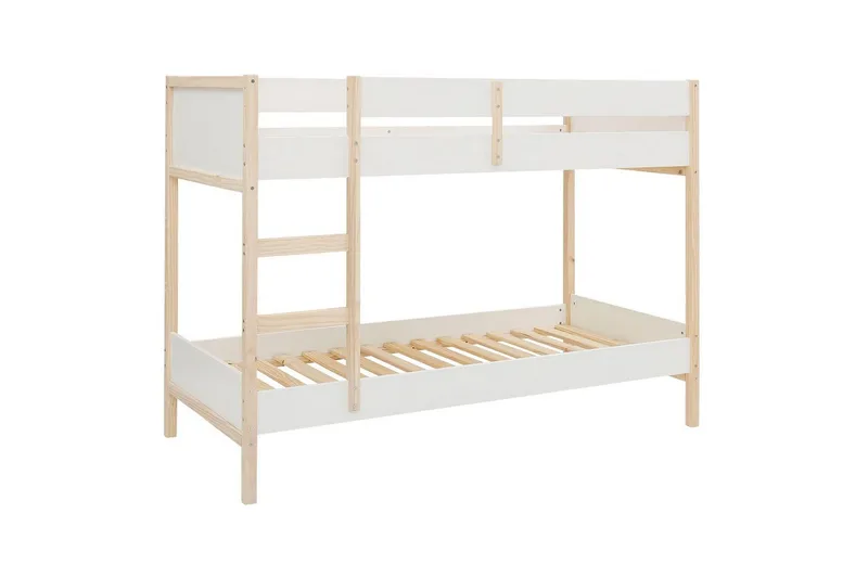 Våningssäng Square Line Vit, 150x205x96 cm, Vit, 150x205x96 cm