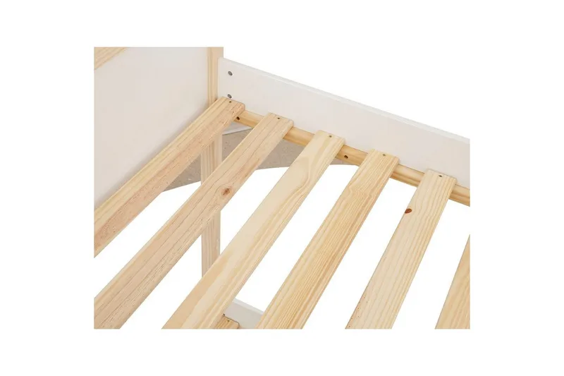 Våningssäng Square Line Vit, 150x205x96 cm - Vit, 150x205x96 cm - Möbler - Sovrum - Sängar - Våningssängar & loftsängar