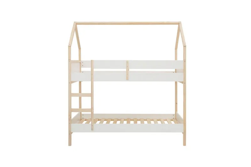 Våningssäng Square Line Vit, 223x205x96 cm - Vit, 223x205x96 cm - Möbler - Sovrum - Sängar - Våningssängar & loftsängar