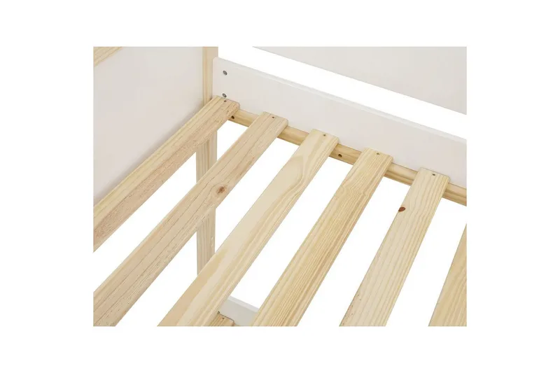 Våningssäng Square Line Vit, 223x205x96 cm - Vit, 223x205x96 cm - Möbler - Sovrum - Sängar - Våningssängar & loftsängar
