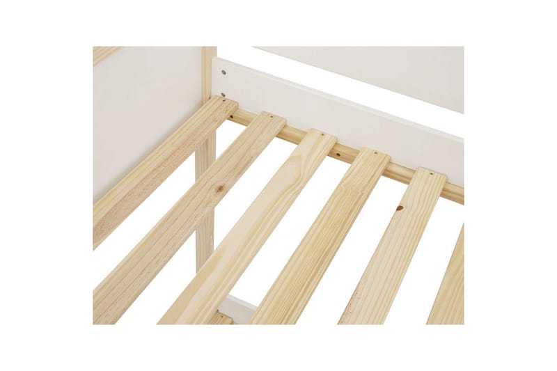 Våningssäng Square Line Vit, 223x205x96 cm - Vit, 223x205x96 cm - Möbler - Sovrum - Sängar - Våningssängar & loftsängar