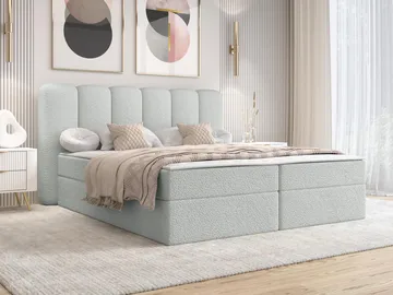 Varlen Komplett Sängpaket Kontinentalsäng med förvaring 140x200 cm - grå - Möbler - Sovrum - Sängar - Kontinentalsängar