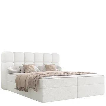 Varlen Komplett Sängpaket Kontinentalsäng med förvaring 180x200 cm Rutad