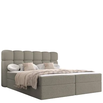 Varlen Komplett Sängpaket Kontinentalsäng med förvaring 180x200 cm Rutad