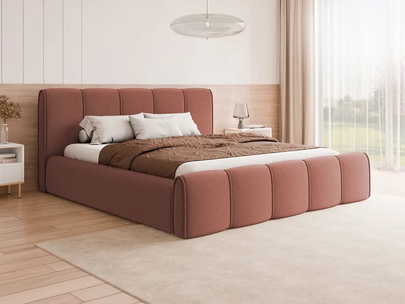 Varlinor Sängram 180x200 cm med Förvaring - Rosa - Möbler - Sovrum - Sängar - Sängar med förvaring