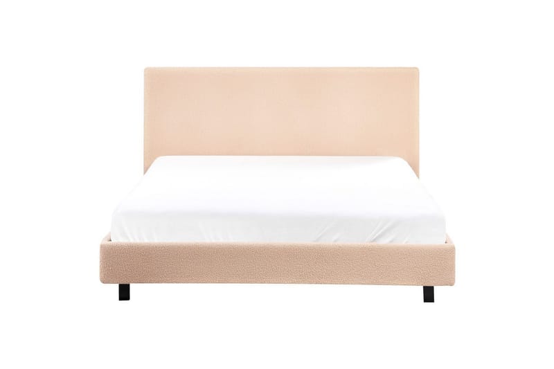 Vattensäng Albi - Beige, svart/Bouclé, 140x200 cm - Möbler - Sovrum - Sängar - Dubbelsängar