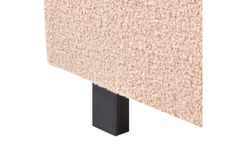 Vattensäng Albi - Beige, svart/Bouclé, 160x200 cm - Möbler - Sovrum - Sängar - Dubbelsängar