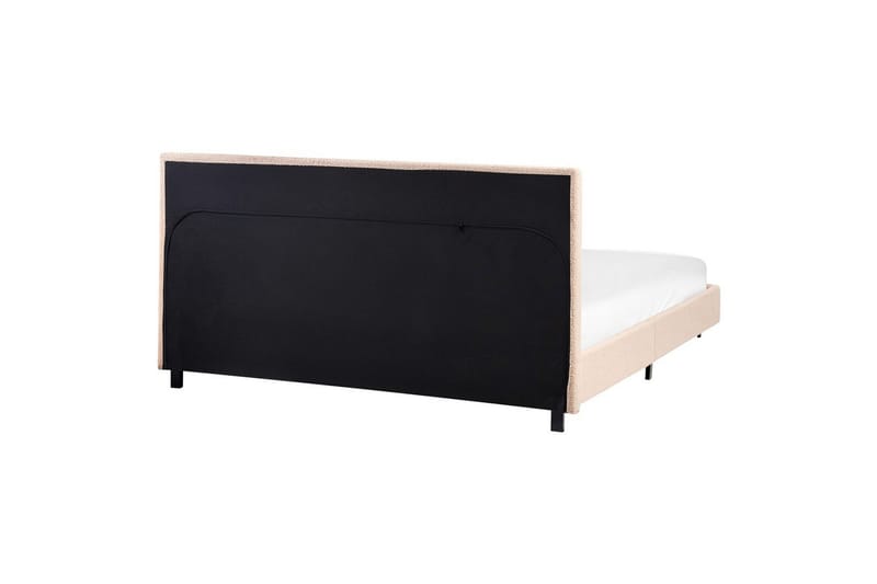 Vattensäng Albi - Beige, svart/Bouclé, 160x200 cm - Möbler - Sovrum - Sängar - Dubbelsängar
