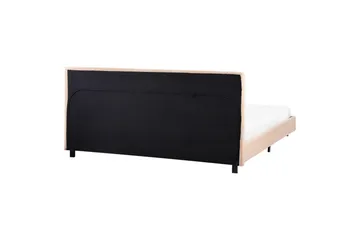 Vattensäng Albi - Beige, svart/Bouclé, 180x200 cm - Möbler - Sovrum - Sängar - Dubbelsängar