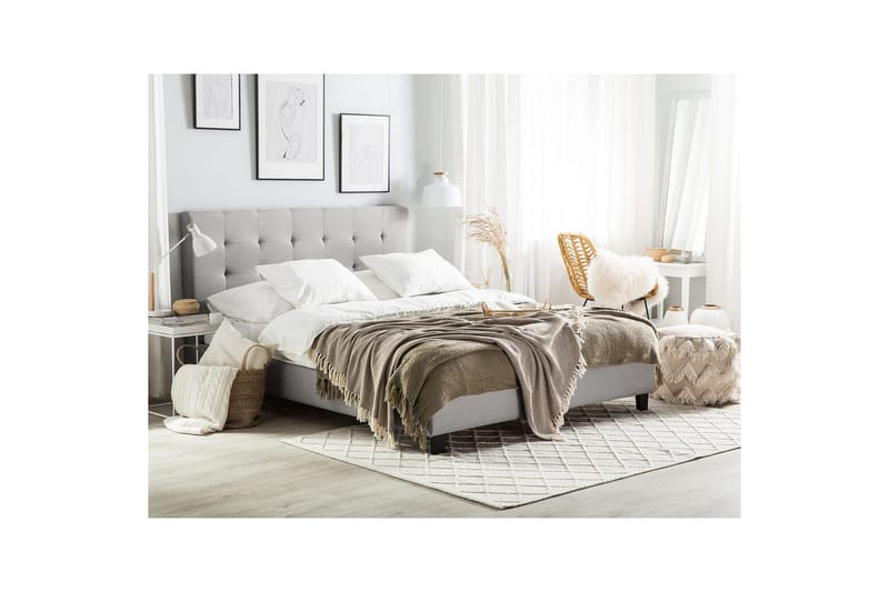 Vattensäng La Rochelle - Ljusgrå, 180x200 cm - Möbler - Sovrum - Sängar - Dubbelsängar