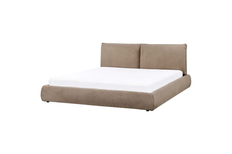 Vattensäng Vinay - Taupe/Bouclé, 180x200 cm - Möbler - Sovrum - Sängar - Dubbelsängar