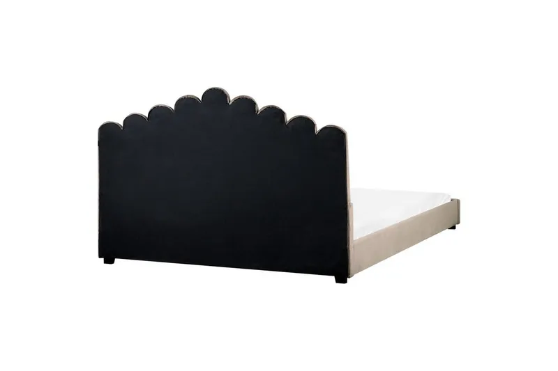 Vattensäng Vincennes - Taupe, svart, 180x200 cm - Möbler - Sovrum - Sängar - Dubbelsängar