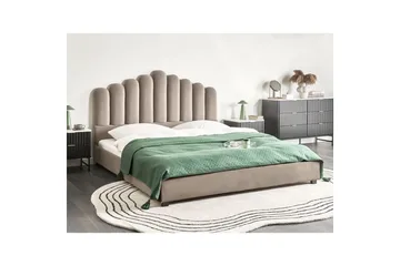 Vattensäng Vincennes - Taupe, svart, 180x200 cm - Möbler - Sovrum - Sängar - Dubbelsängar