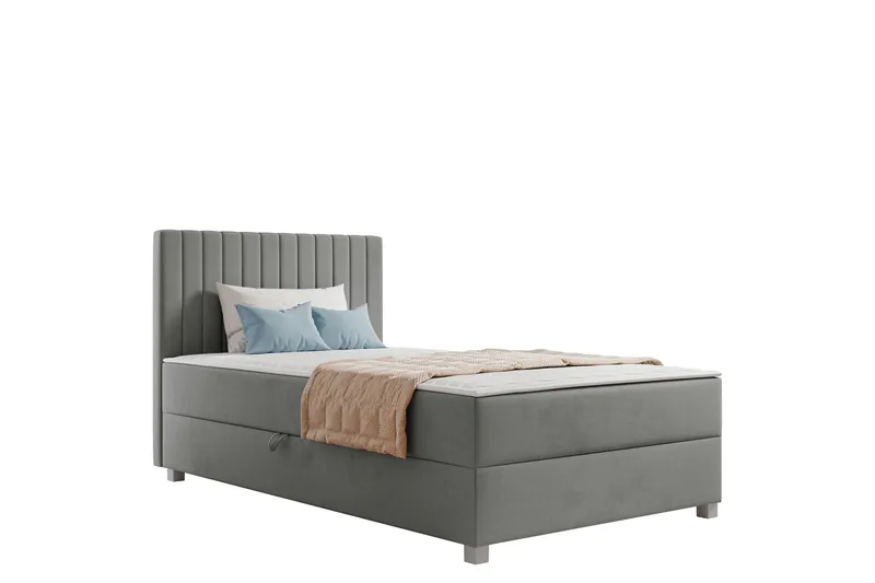 Veyran Sängpaket Kontinentalsäng med Förvaring 120x200 cm, Gr å