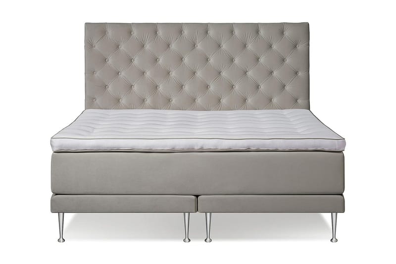 VICTORIA Kontinentalsäng 160, Beige