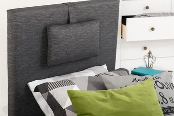 Viken Bas Ramsäng 80x200 cm - Grå/Vit - Möbler - Sovrum - Sängar - Enkelsängar