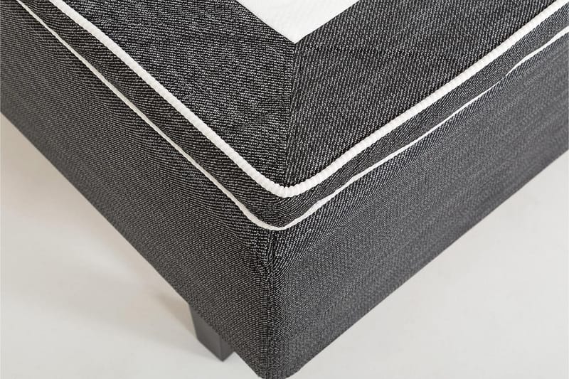 Viken Komplett Sängpaket – Ramsäng 120x200 cm med Sänggavel + Bäddmadrass med Fasthetsgrad Fast - Grå - Möbler - Sovrum - Sängar - Enkelsängar