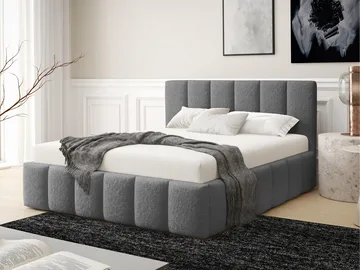 Vinvik Sängram med förvaring 140x200 cm - grå - Möbler - Sovrum - Sängram & sängstomme